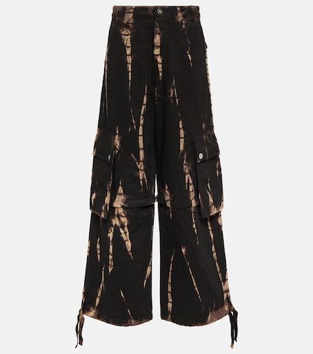 Pantaloni cargo tie-dye in jeans - Dion Lee - Modalova
