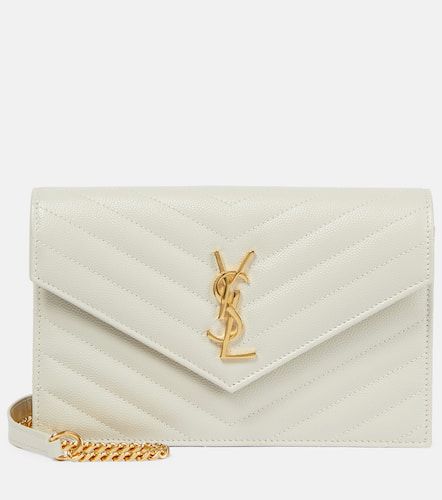 Clutch Envelope Cassandre in pelle con tracolla - Saint Laurent - Modalova