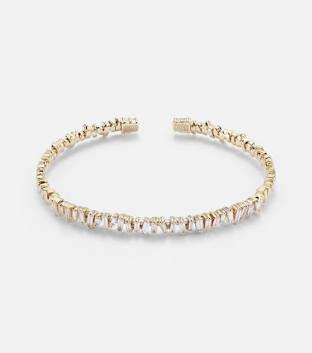 Pulsera Classic de oro de 18 ct con diamantes - Suzanne Kalan - Modalova
