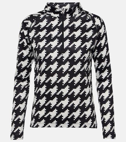 Houndstooth half-zip top - Perfect Moment - Modalova