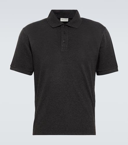 Short-sleeved polo shirt - Saint Laurent - Modalova