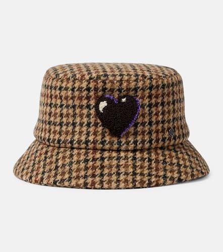 Axel checked wool bucket hat - Maison Michel - Modalova