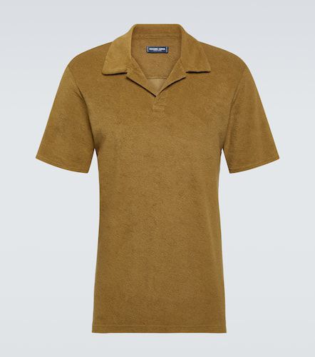 Cotton-blend terry polo shirt - Frescobol Carioca - Modalova