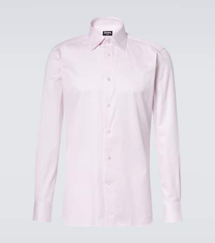 Zegna Trofeo striped cotton shirt - Zegna - Modalova