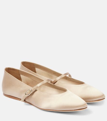 Gio satin ballet flats - Saint Laurent - Modalova