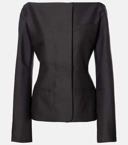 La Veste Spalla wool and silk jacket - Jacquemus - Modalova