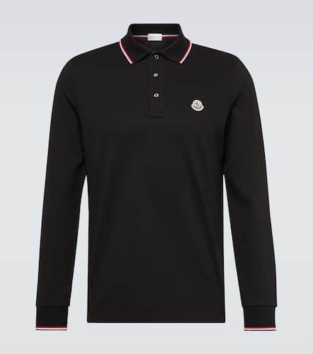 Moncler Logo cotton polo shirt - Moncler - Modalova