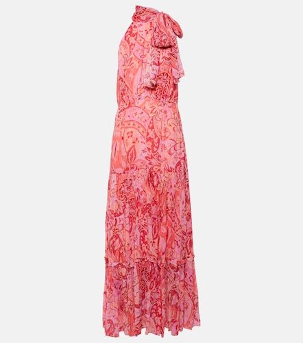 Abito lungo Neena in chiffon di seta lamé - Rixo - Modalova
