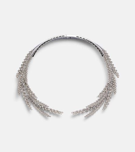 Y-Couture 18kt white gold choker with diamonds - Yeprem - Modalova