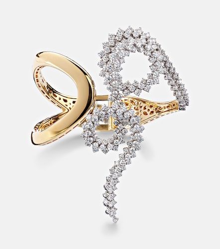 Bracciale Golden Strada in oro e oro bianco 18kt con diamanti - Yeprem - Modalova