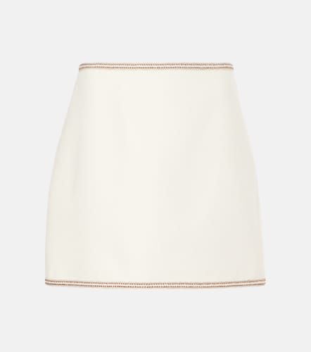 Ohemia wool-blend miniskirt - Veronica Beard - Modalova