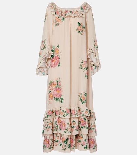 Chloé Abito lungo in seta crêpe de chine - Chloe - Modalova