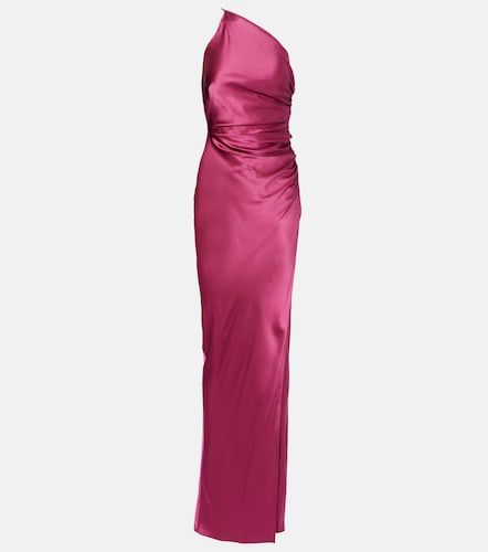 Asymmetric gathered silk satin gown - The Sei - Modalova