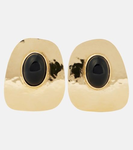 Embellished clip-on earrings - Saint Laurent - Modalova