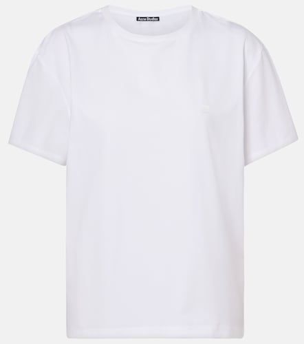 Camiseta Face de jersey de mezcla de algodón - Acne Studios - Modalova