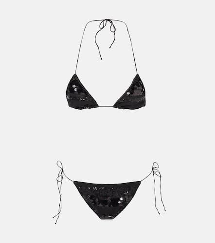 Osree Sequined striped bikini - Oseree - Modalova