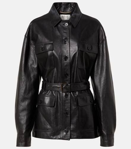 Saharienne belted leather jacket - Saint Laurent - Modalova