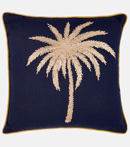 Cuscino in cotone con ricamo - Les-Ottomans - Modalova