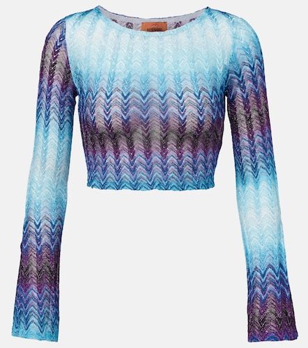 Missoni Top cropped con lamé - Missoni - Modalova