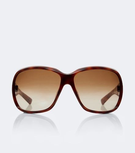 Script square sunglasses - Gucci - Modalova