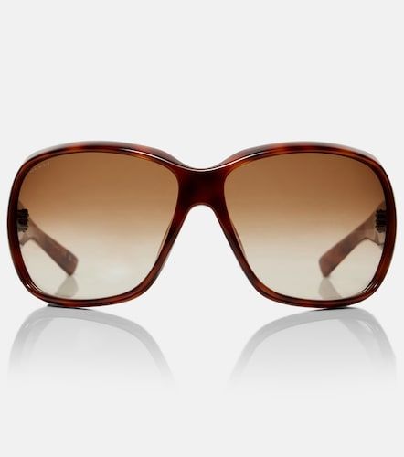 Occhiali da sole squadrati Script - Gucci - Modalova
