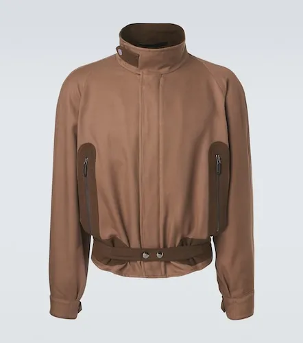 Archivio silk bomber jacket - Giorgio Armani - Modalova
