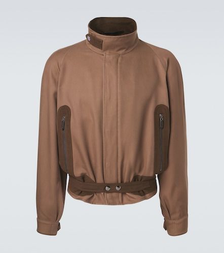 Bomber Archivio in seta - Giorgio Armani - Modalova