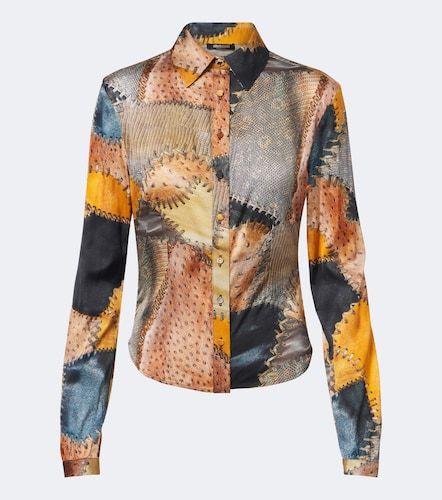Hemd Trompe l’œil aus Seide - Roberto Cavalli - Modalova