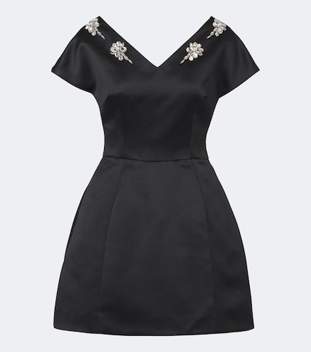 Embellished satin minidress - Simone Rocha - Modalova