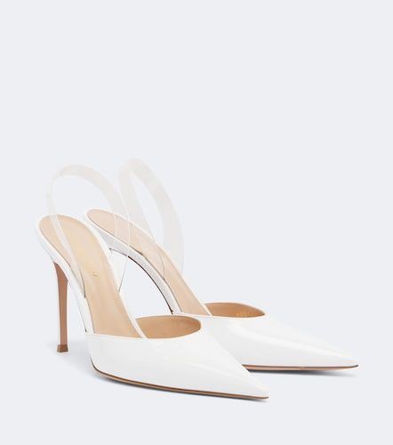Leather slingback pumps - Gianvito Rossi - Modalova