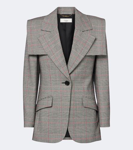 Prince of Wales Check wool-blend jacket - Chloe - Modalova