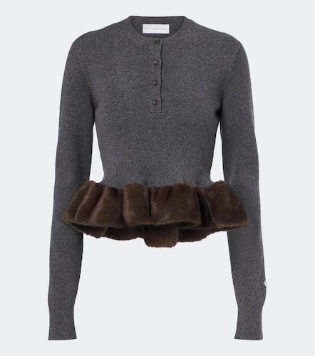 Schößchenpullover aus einem Wollgemisch - Stella McCartney - Modalova
