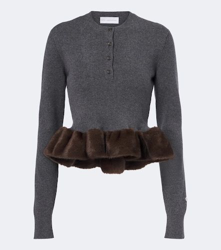 Schößchenpullover aus einem Wollgemisch - Stella McCartney - Modalova