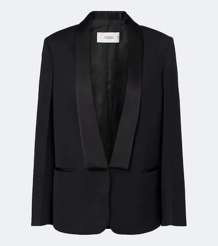Fendi Virgin wool tuxedo jacket - Fendi - Modalova