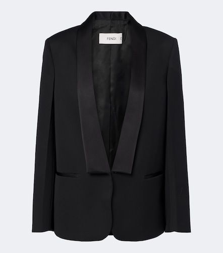 Fendi Virgin wool tuxedo jacket - Fendi - Modalova