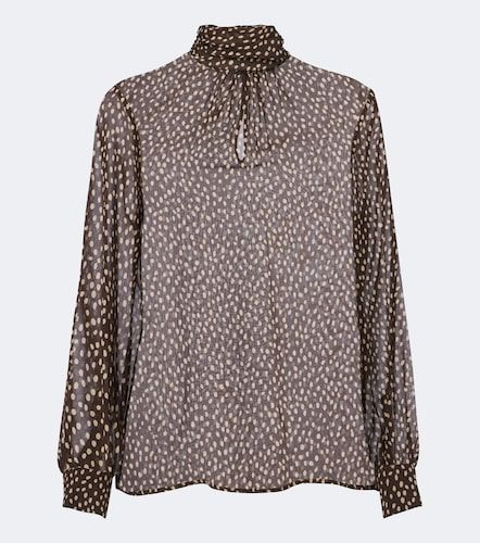 Remie polka-dot silk chiffon blouse - Nili Lotan - Modalova