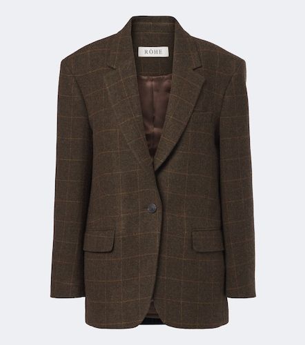 Rohe Checked oversized wool blazer - Rohe - Modalova