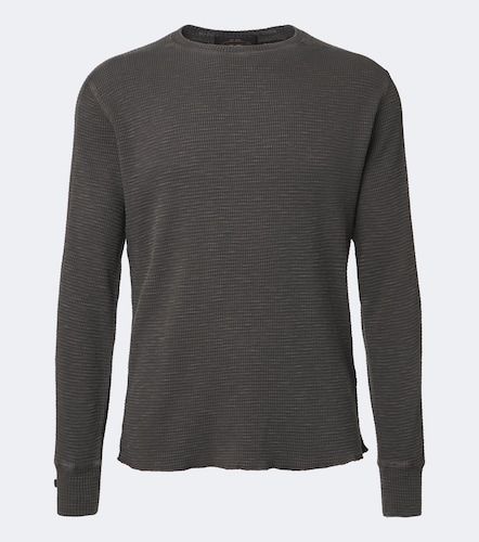 Waffelstrick-Pullover aus Baumwolle - RRL - Modalova