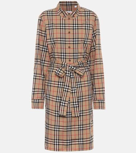 Vintage Check stretch-cotton shirt dress - Burberry - Modalova