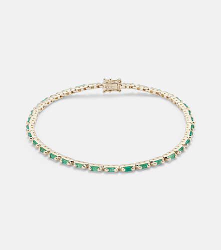 Kt tennis bracelet with emeralds - Suzanne Kalan - Modalova