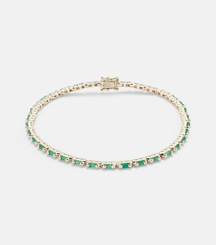 Pulsera de oro de 18 ct con esmeraldas - Suzanne Kalan - Modalova