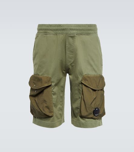 Cotton jersey cargo shorts - C.P. Company - Modalova
