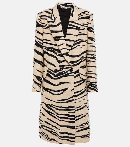 Printed double-breasted coat - Stella McCartney - Modalova