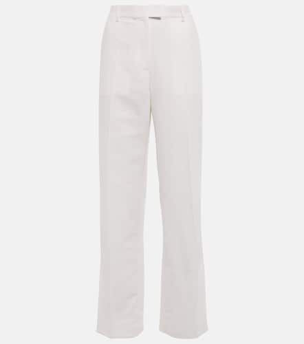 Polaris wide-leg linen and cotton pants - Aya Muse - Modalova