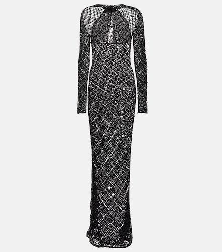 Abito lungo in crochet con paillettes - Coperni - Modalova