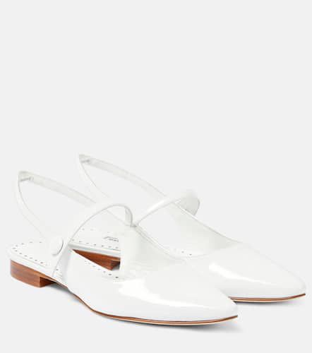 Didionflat patent leather slingback pumps - Manolo Blahnik - Modalova