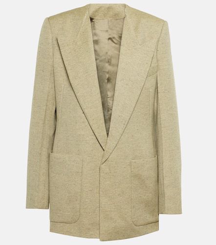 Blazer monopetto in misto lana - Victoria Beckham - Modalova