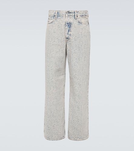 Jeans 1981M a gamba larga con monogramma - Acne Studios - Modalova