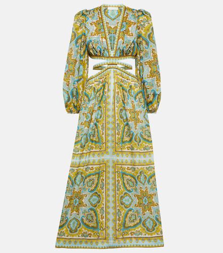 Halcyon cutout paisley midi dress - Zimmermann - Modalova