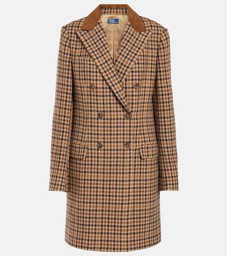 Houndstooth wool-blend coat - Polo Ralph Lauren - Modalova